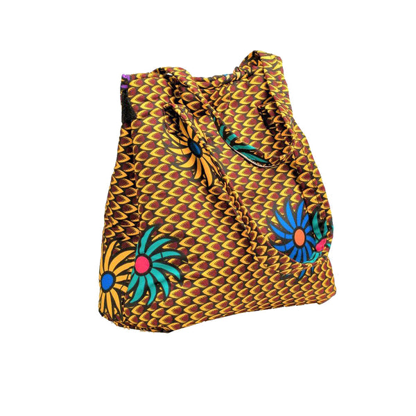 The Lekki African Print Handbag