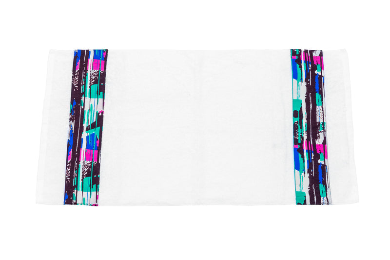 Multicoloured African Print Hand Towel