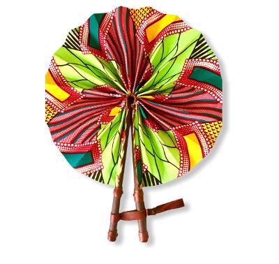 African Print Fan