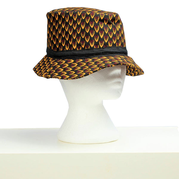 The Lekki African Print Fedora Hat