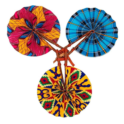 African Print Fan